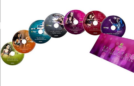 Zumba Fitness Exhilarate Deutsche original Version 7tlg. DVD Set