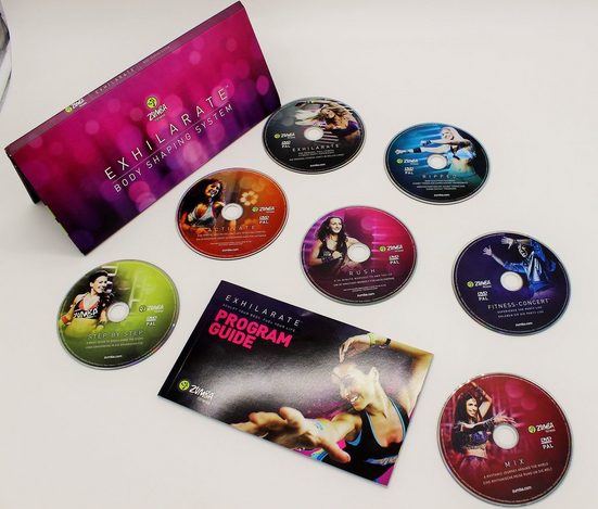 Zumba Fitness Exhilarate Deutsche original Version 7tlg. DVD Set